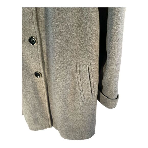 Covington Women's Wool Blend Gray Size L 14-16 Winter Coat - Picture 2 of 16